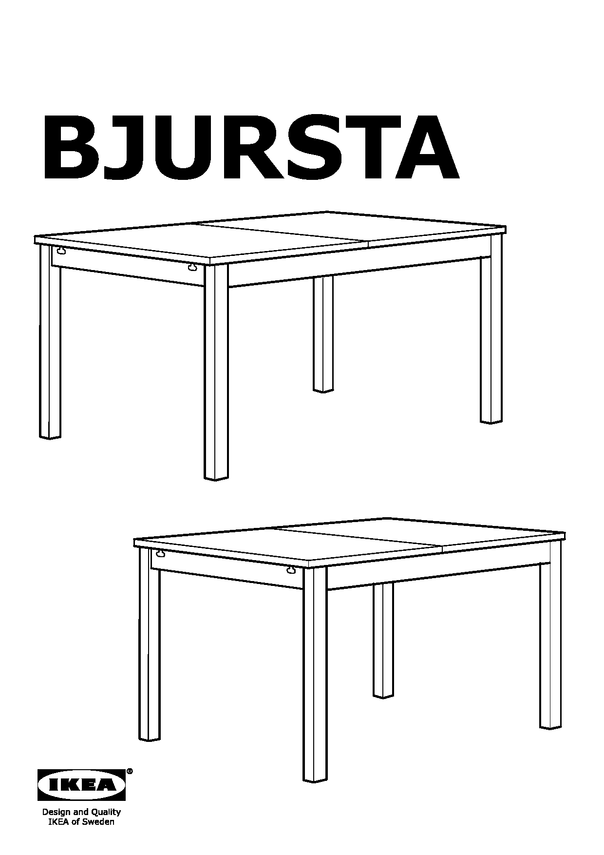 ikea bjursta round table assembly instructions