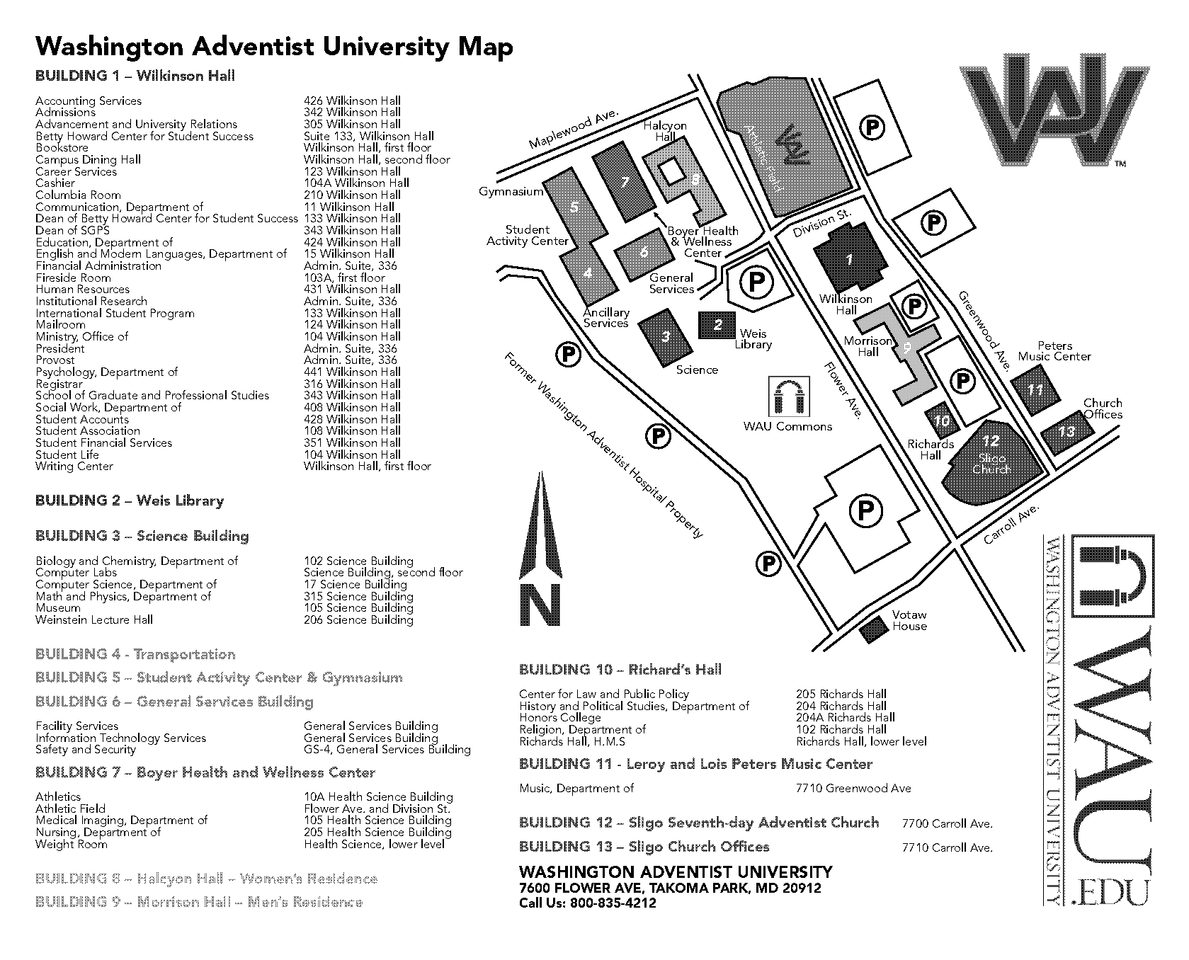 directions to clinical services building to columbia hall