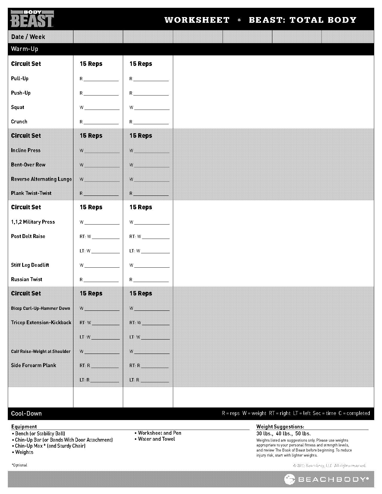 body beast beast up workout sheets improved pdf