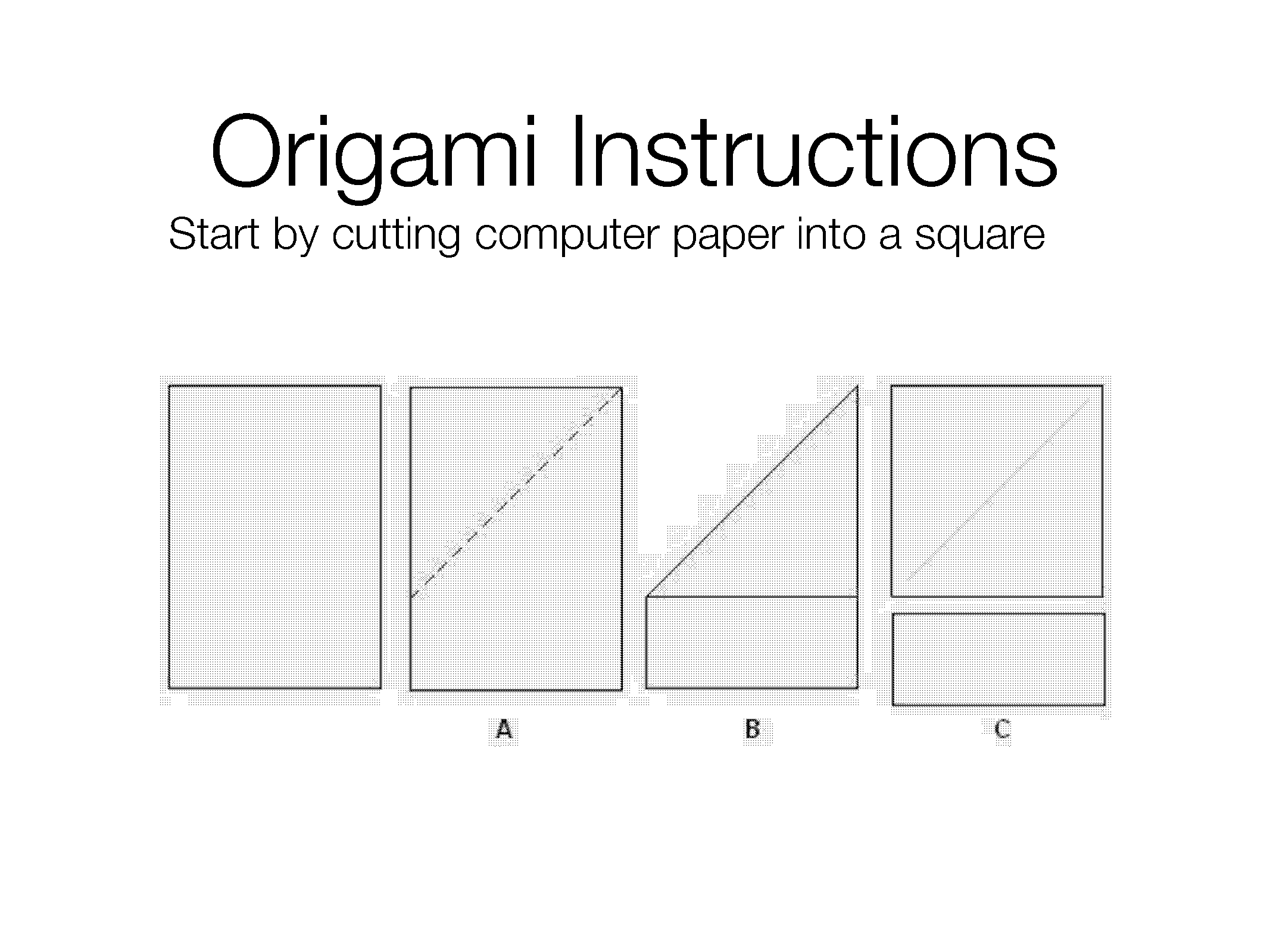 difficult origami instructions pdf