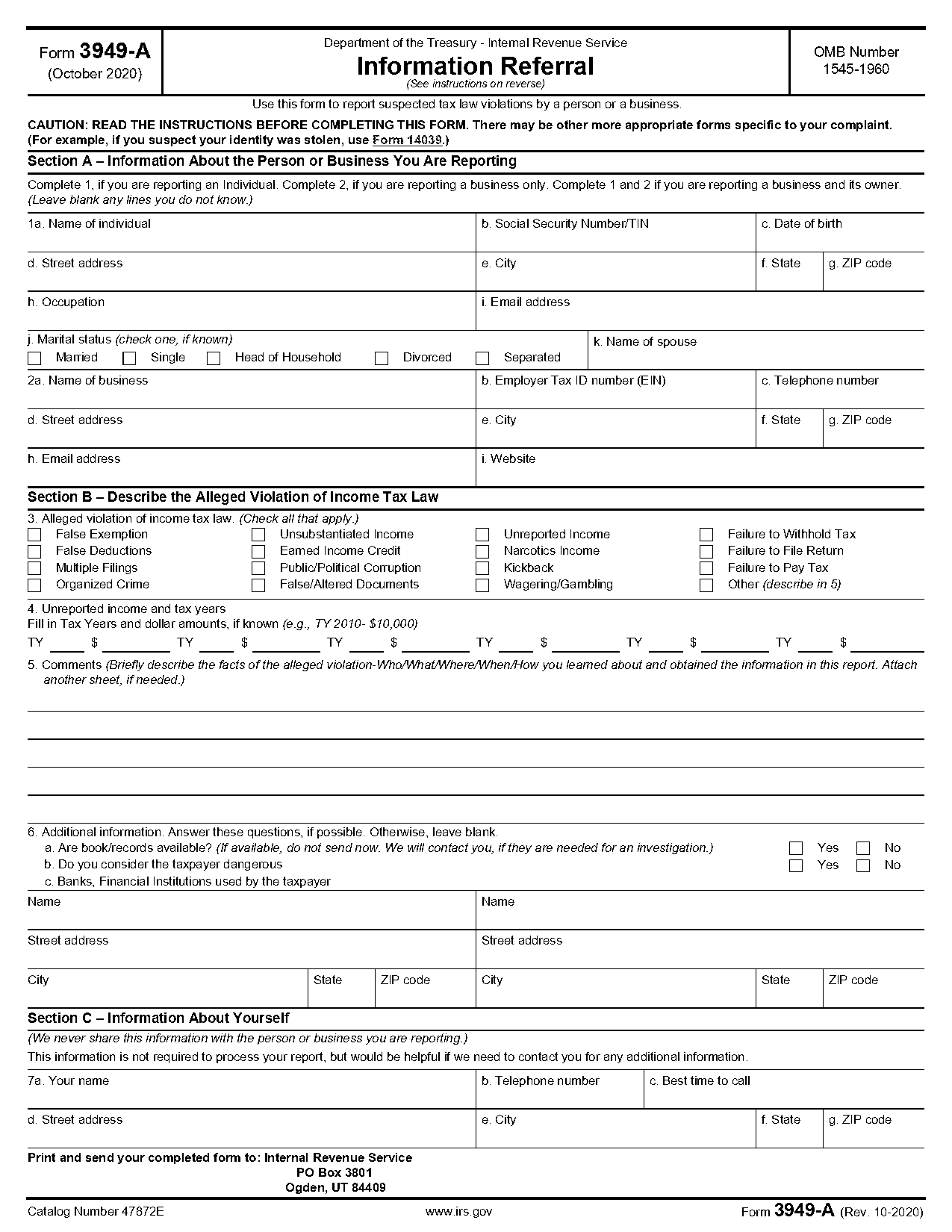 fraud investigation report template