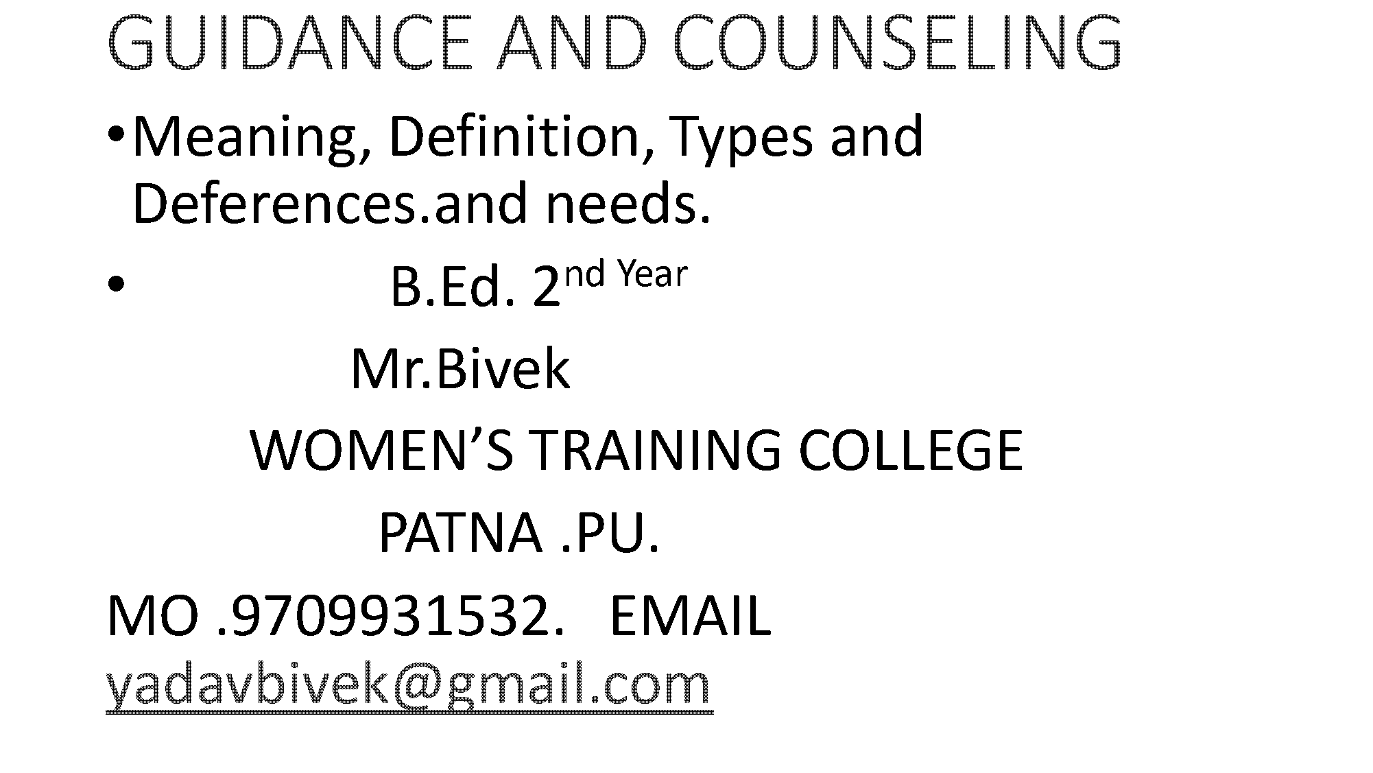 guidance and counseling definition pdf