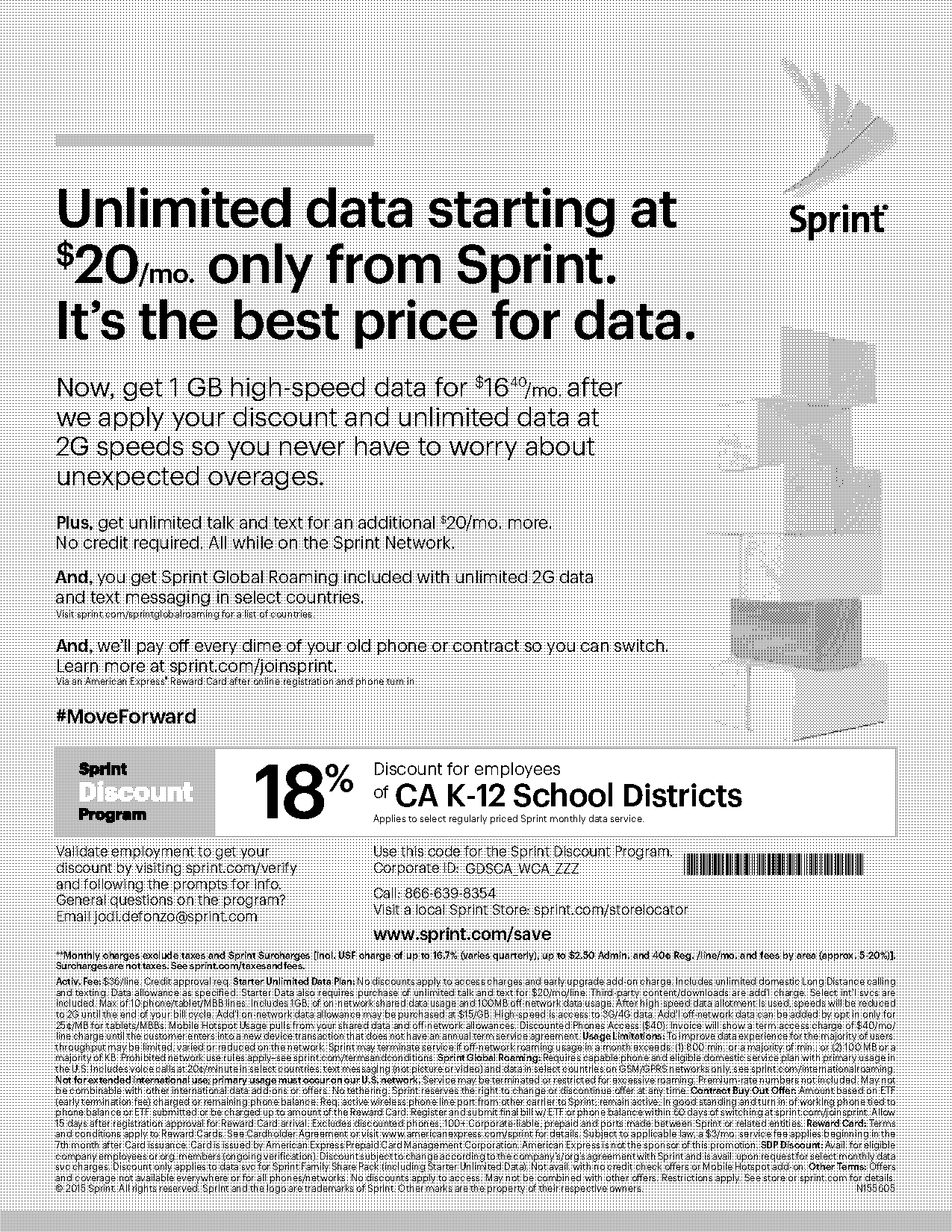 cheapest sprint family plan with data