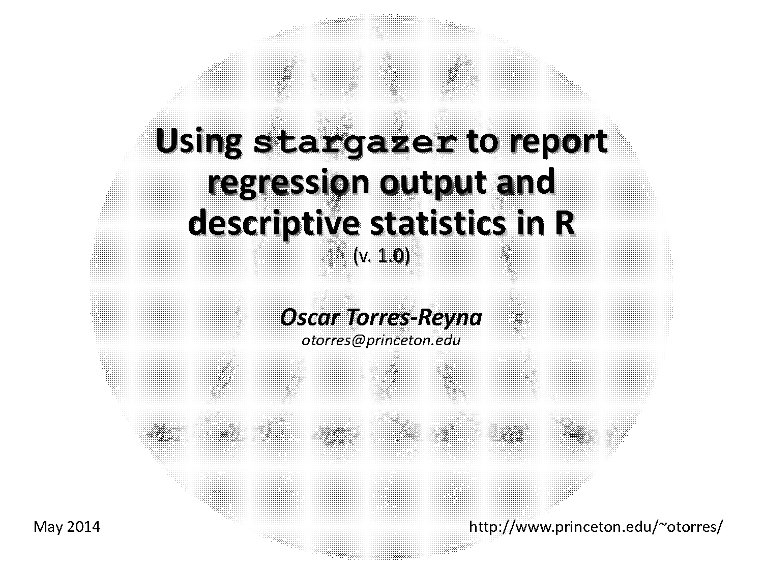 creating different output document for r