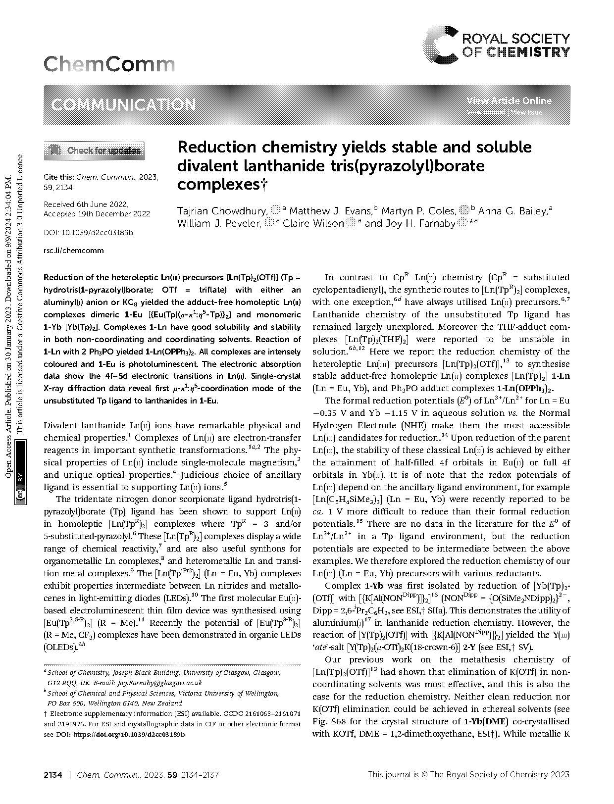 lanthanides chemical and physical properties