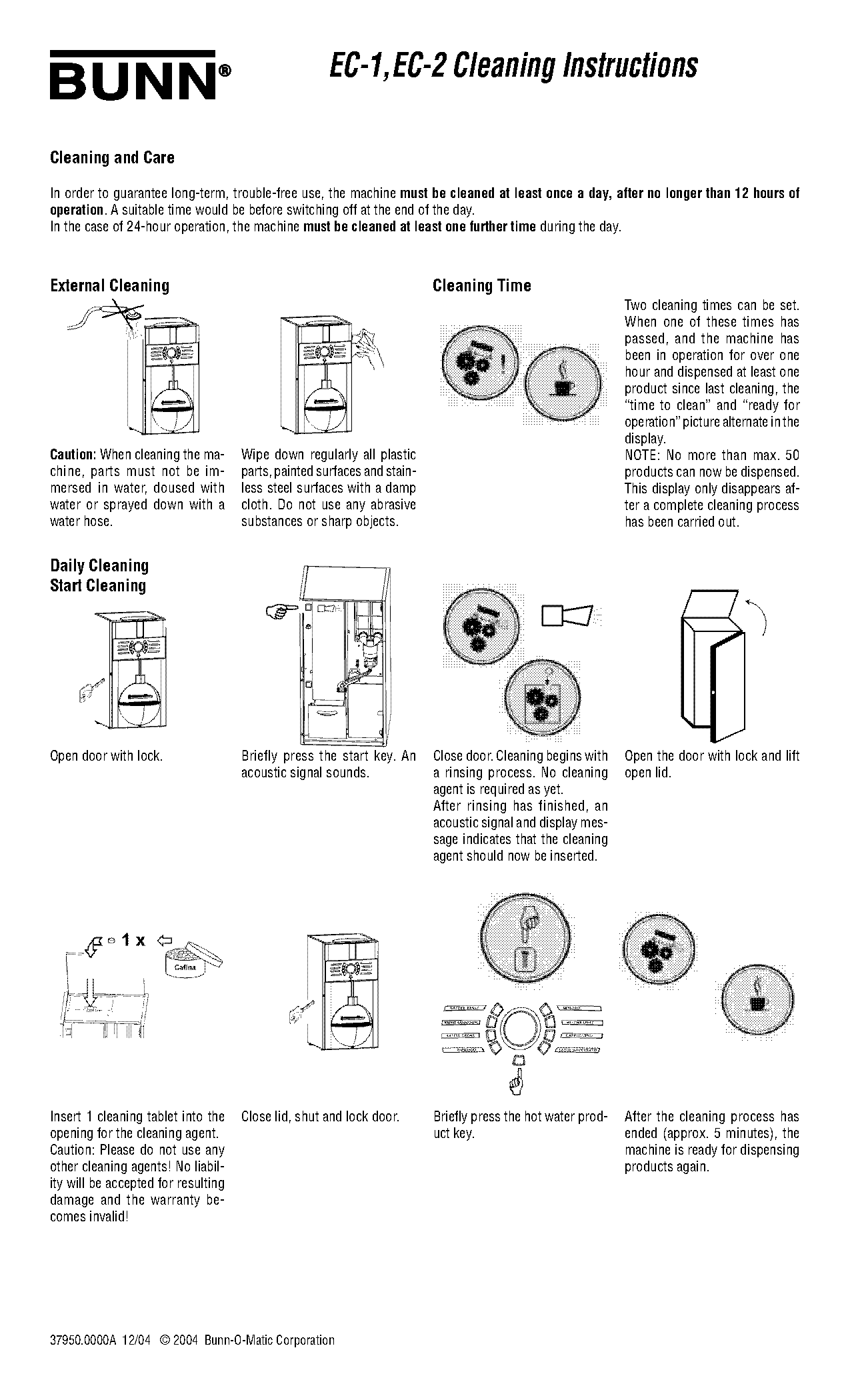 sage cleaning tablets instructions