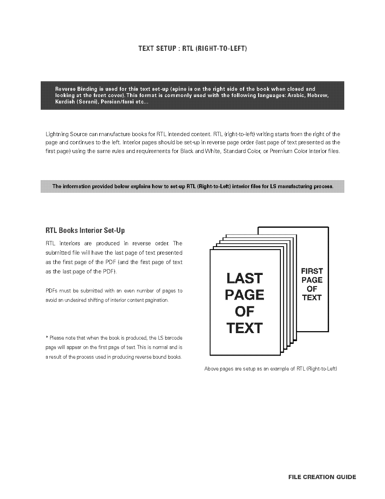 template for back cover text box