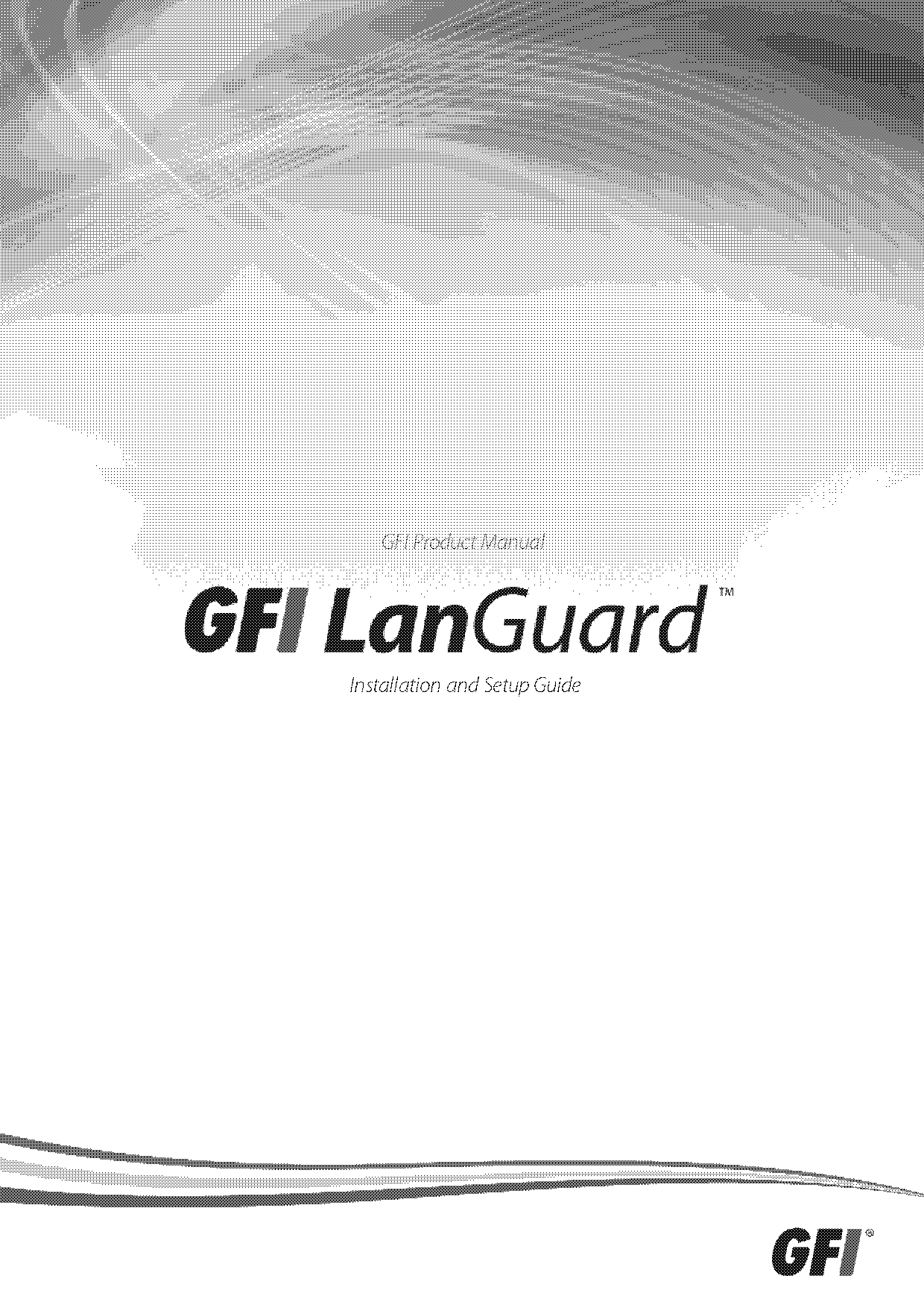 gfi languard agent manual installation