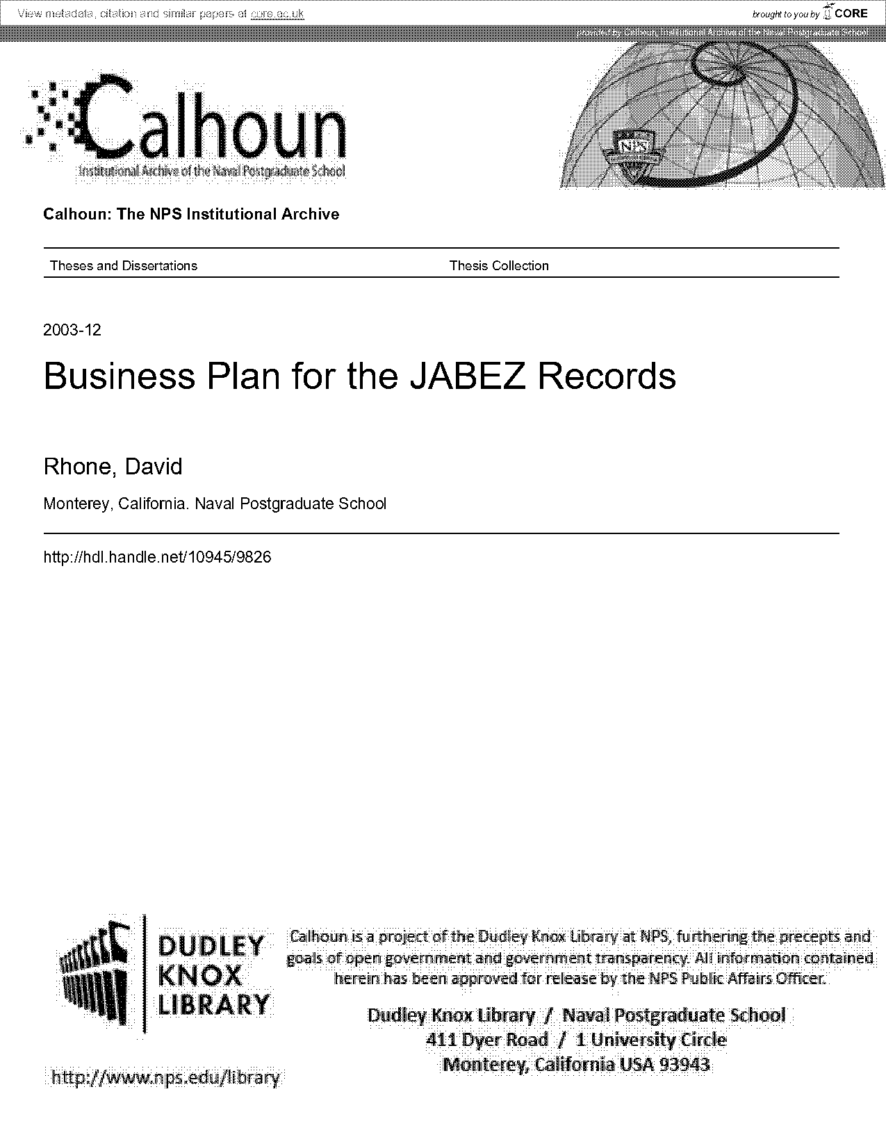 marketing plan for record label pdf