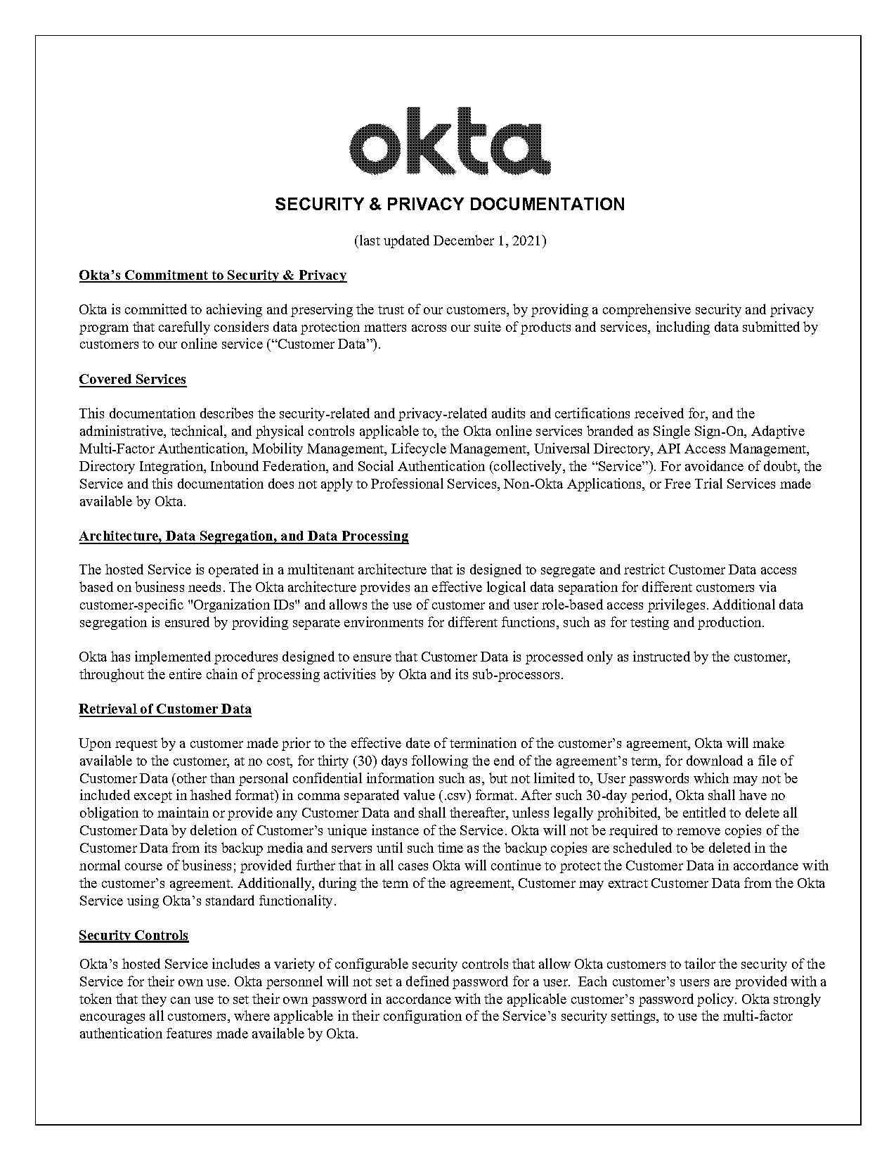 okta single sign on documentation