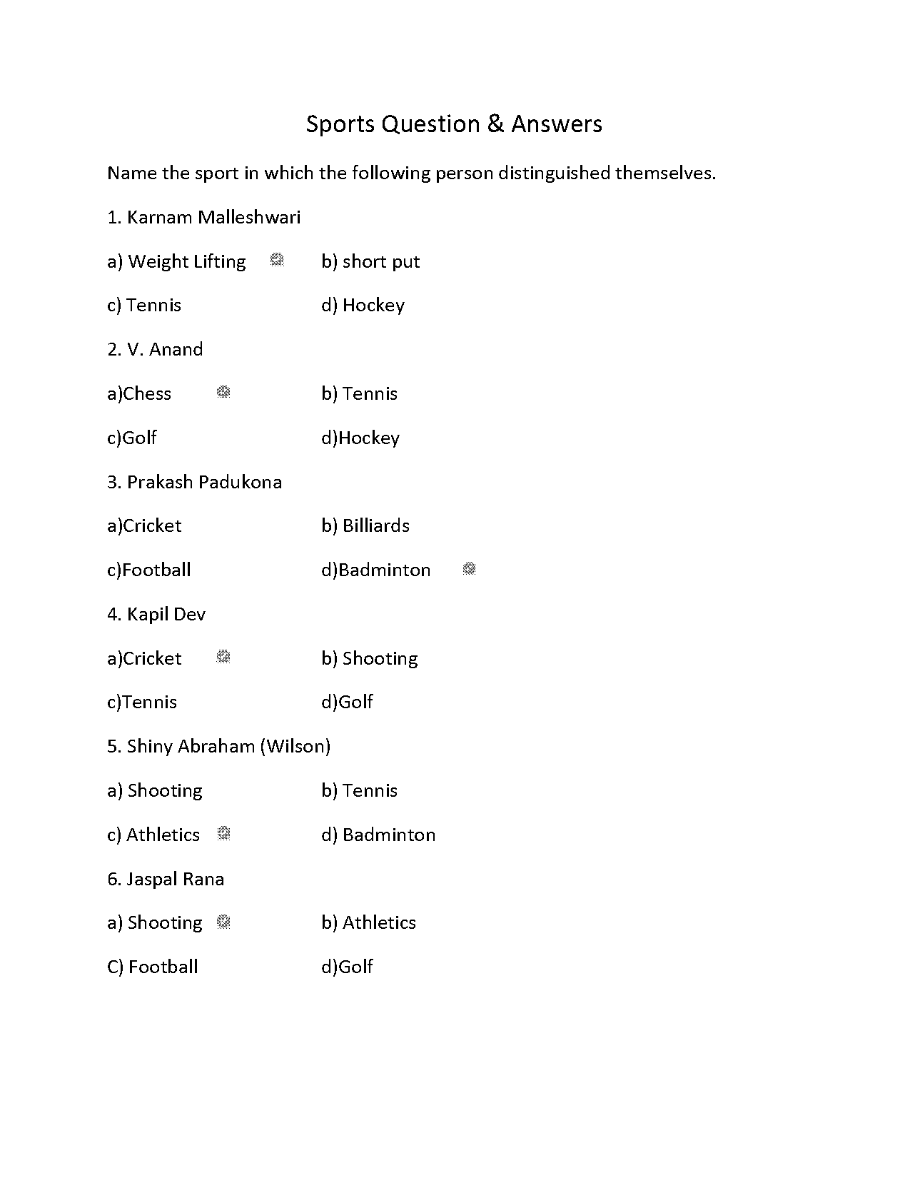 cricket gk questions pdf