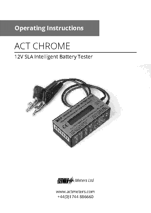 act meter chrome ibt battery tester