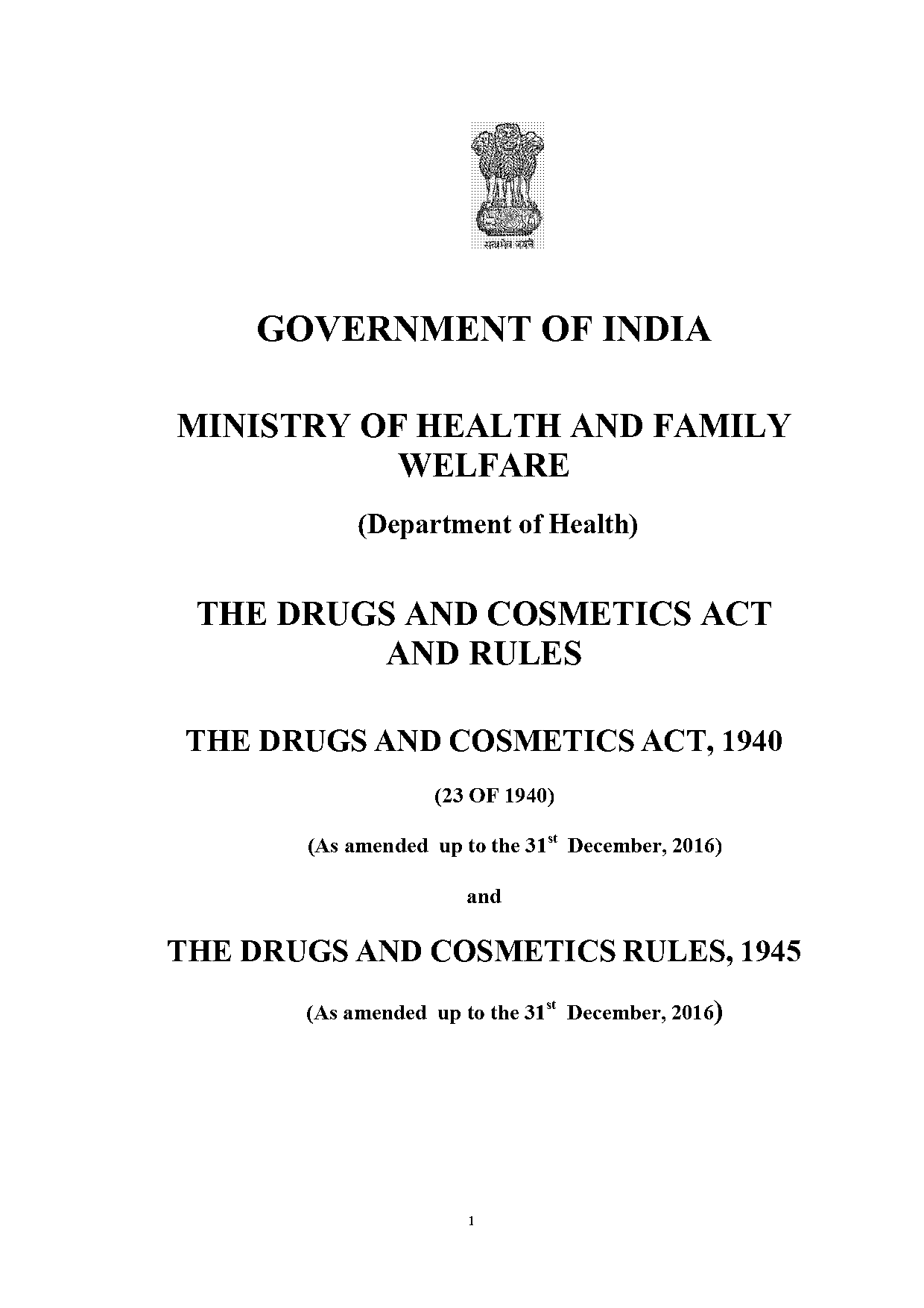 acts of government of india