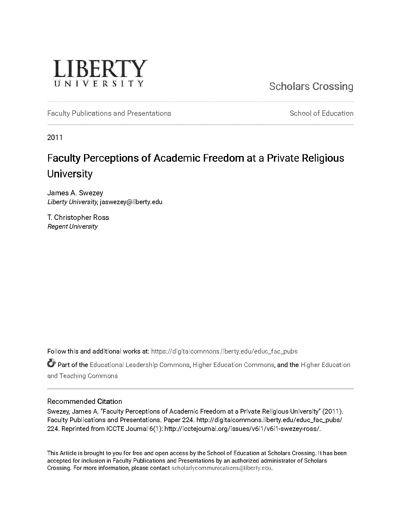 liberty university missions statement