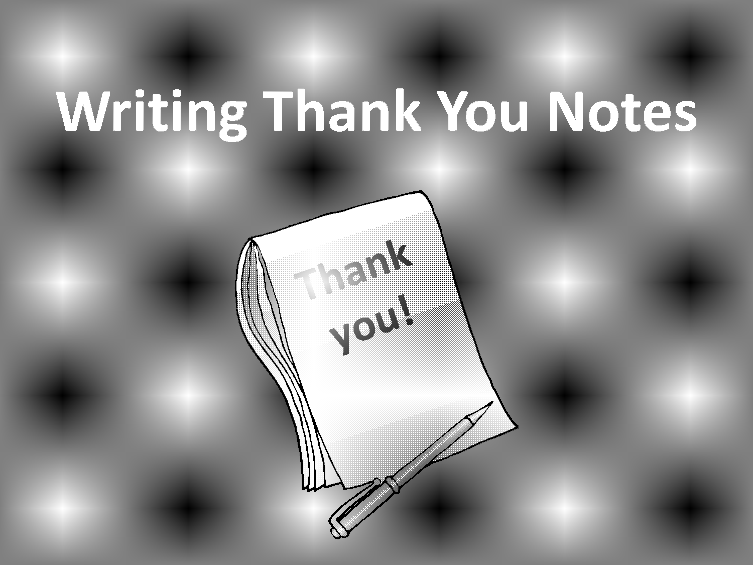 suggestions on how to write a thank you note