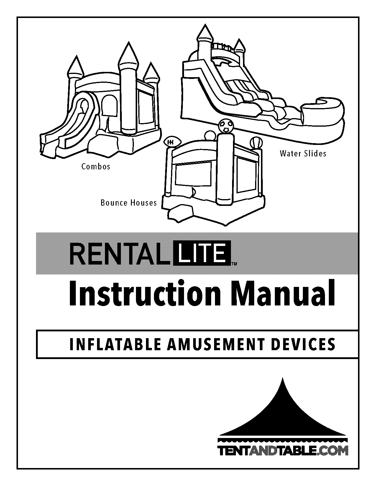 instructional manual on how to set up a tent