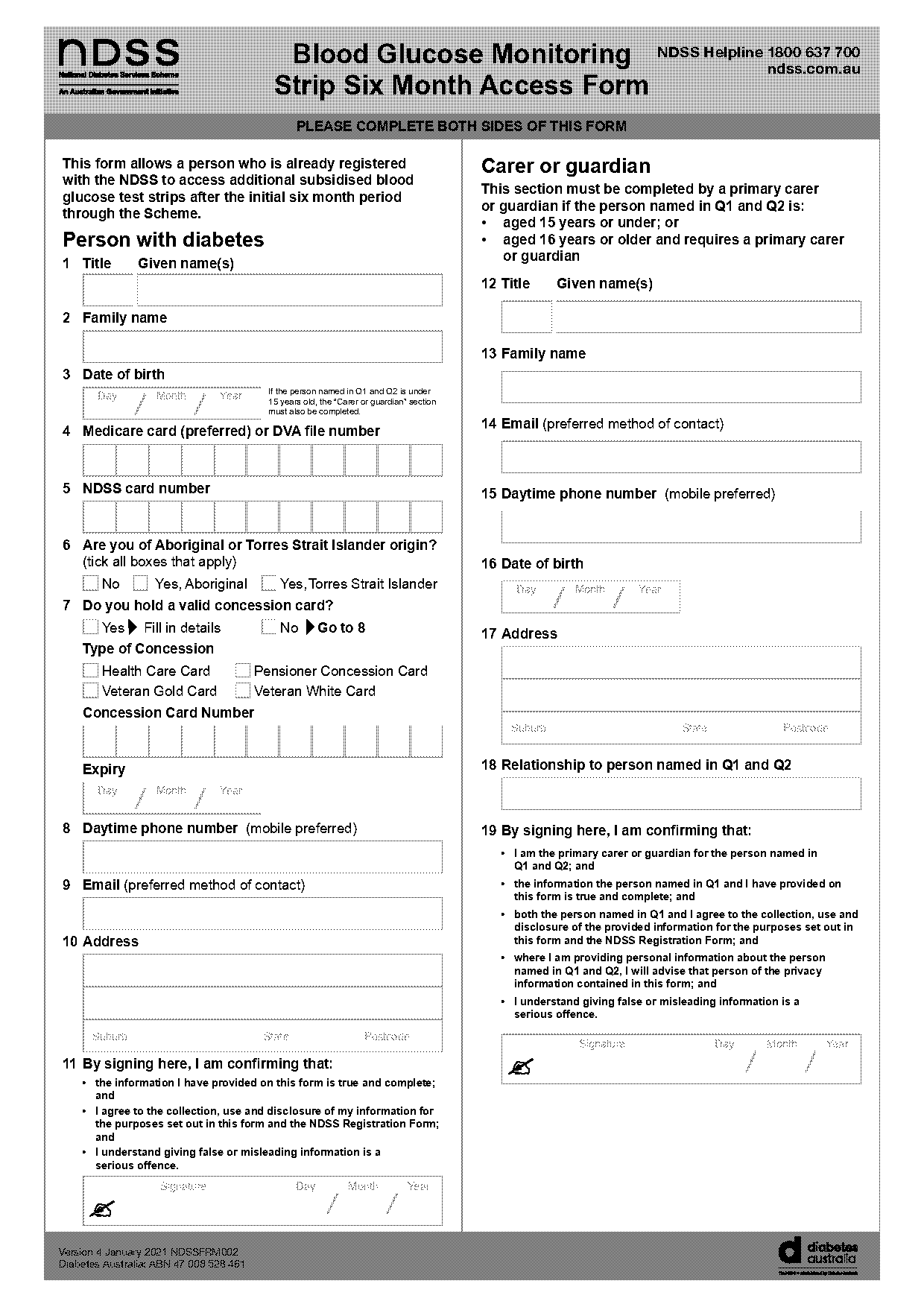 medicare card renewal form australia