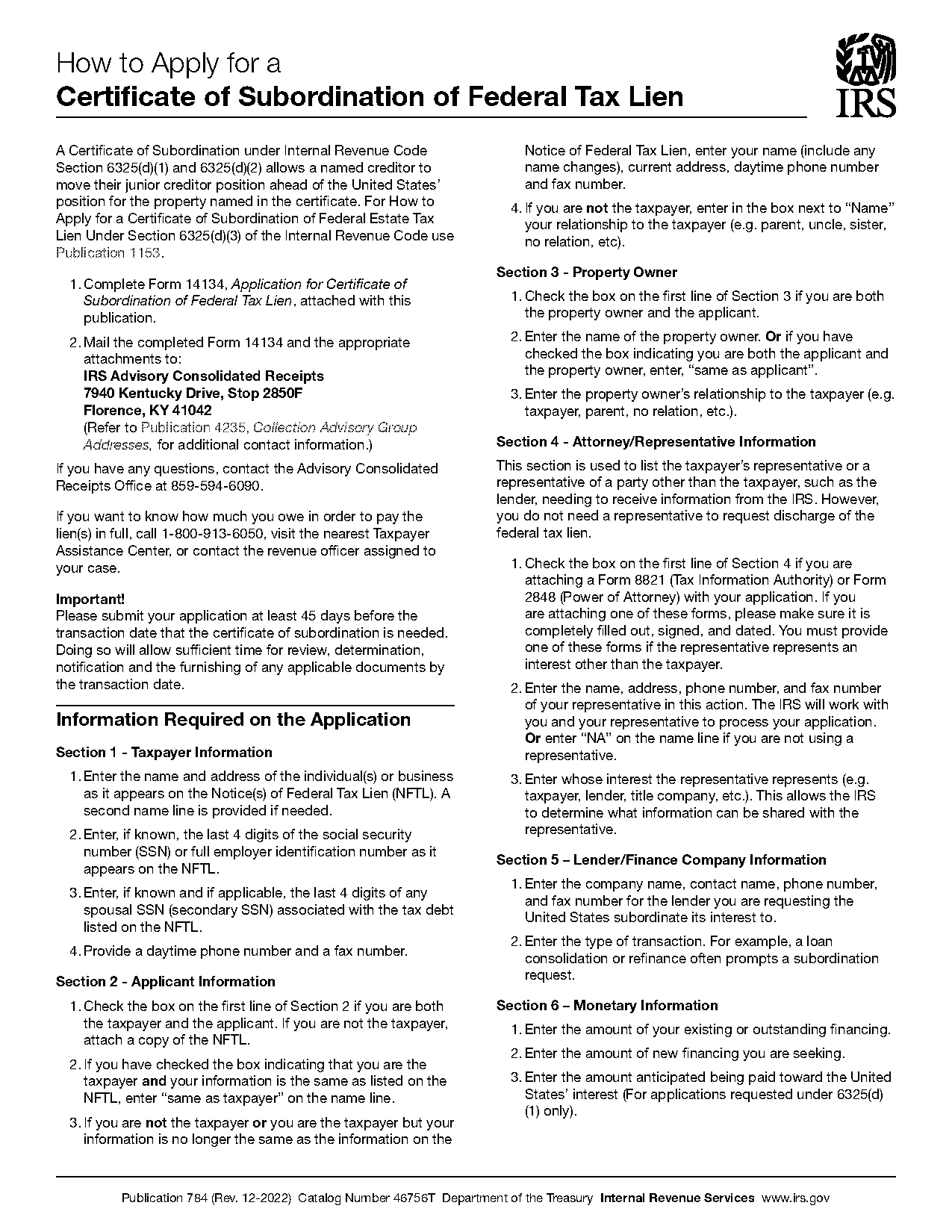 irs lien against home