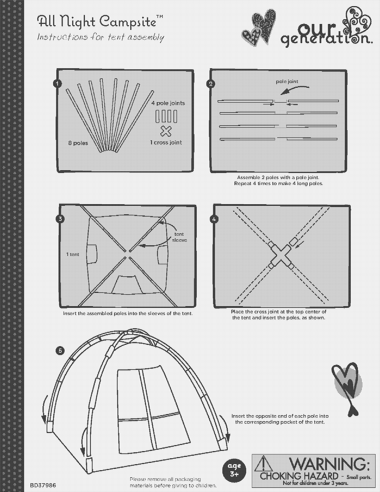 night light tent instructions