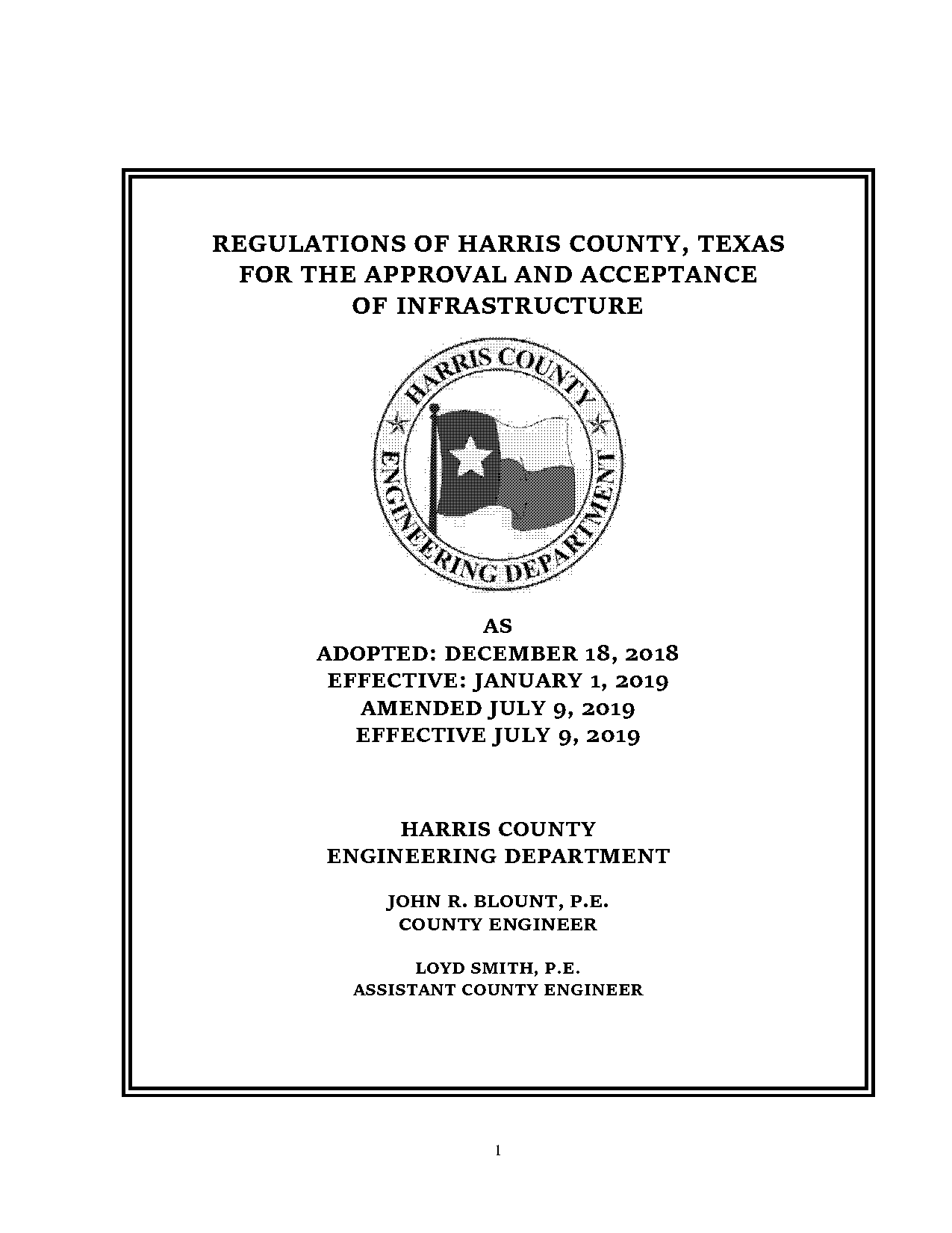 harris county variance request