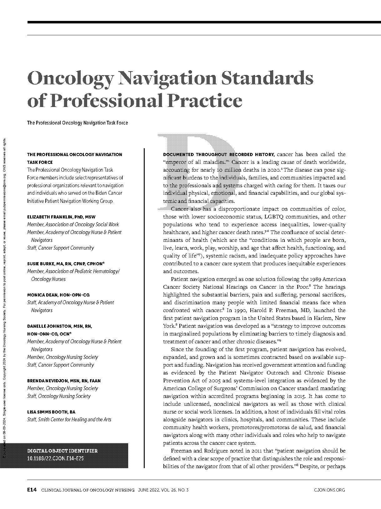 oncology nurse navigator certification requirements