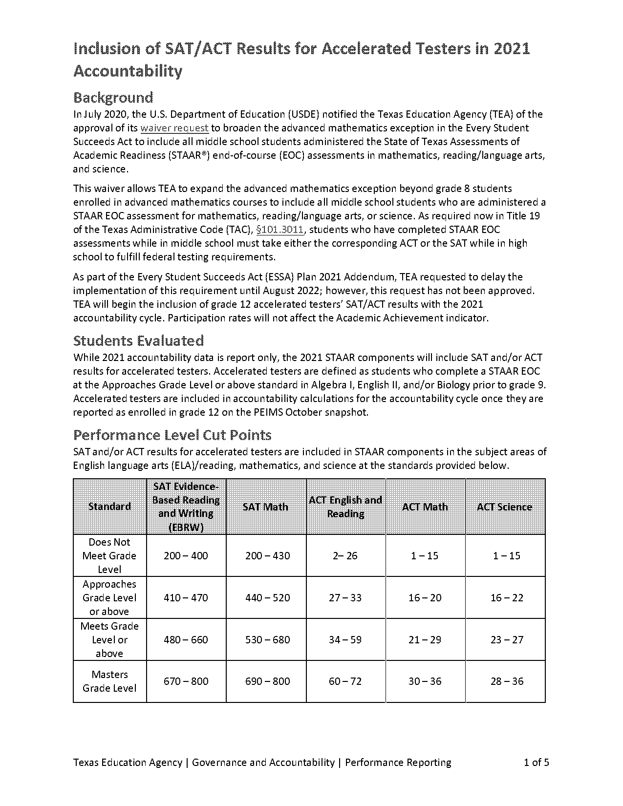 when should i take sat and act test