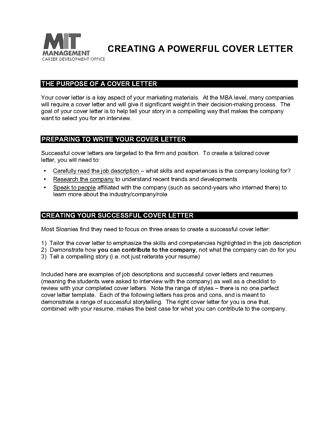 cover letter format for finance job