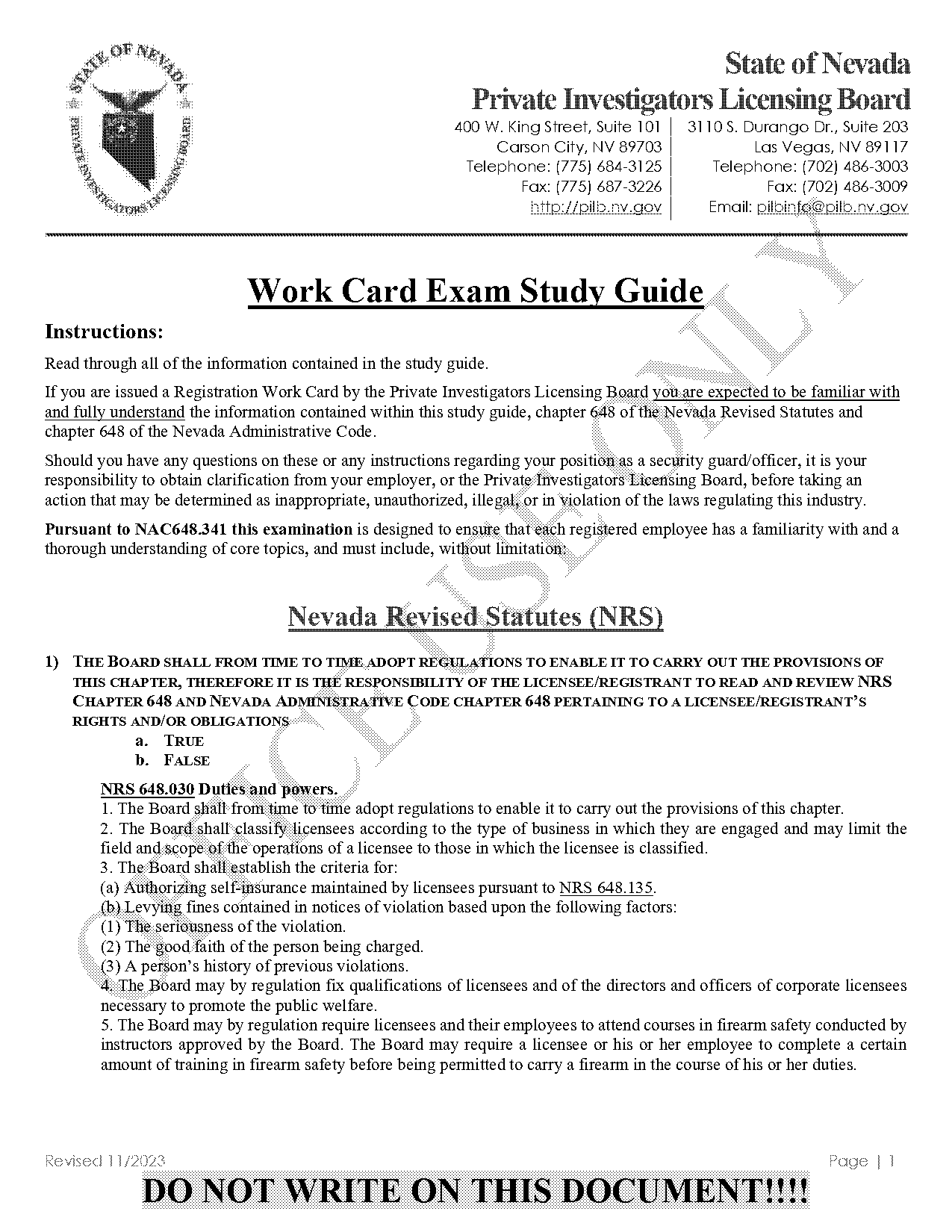 sts c study guide