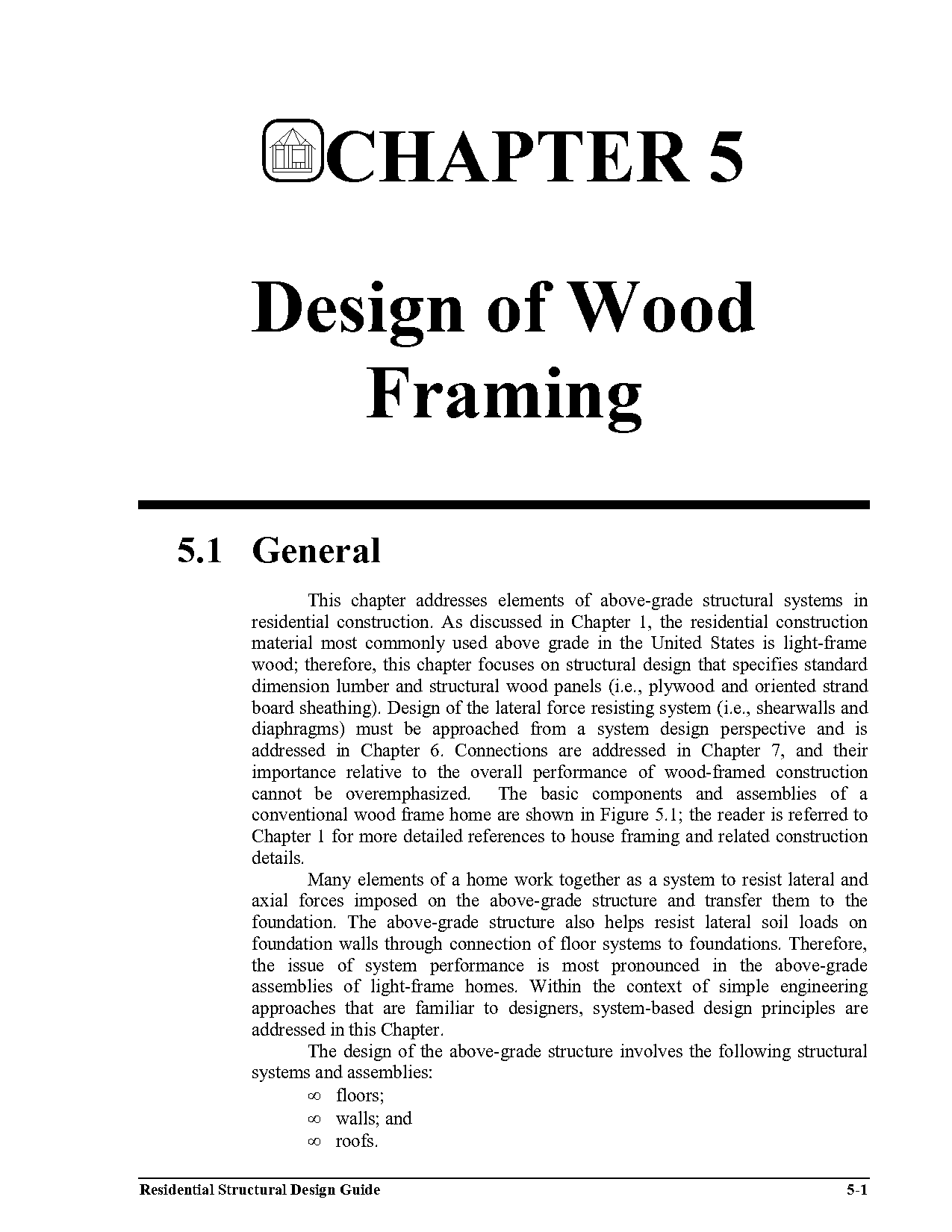 common house framing terms