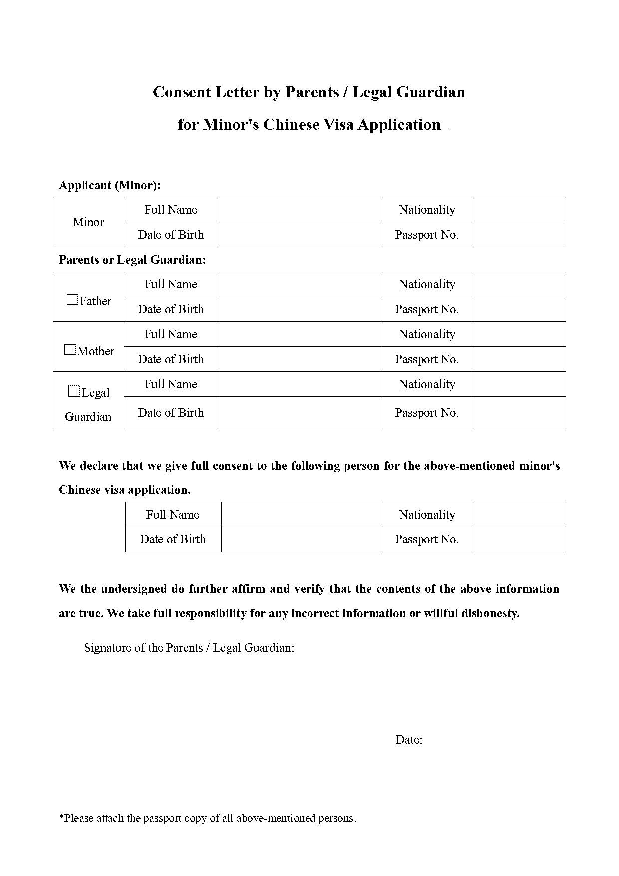 letter of consent for child passport uk