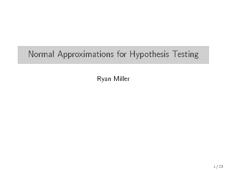 the normal approximation for the sample proportion can be used