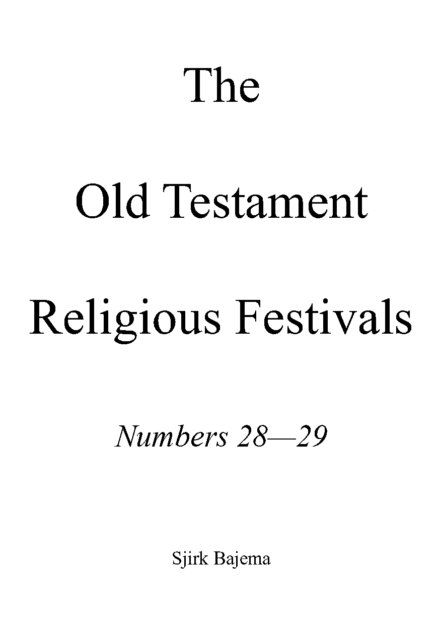 feastivals of old testament