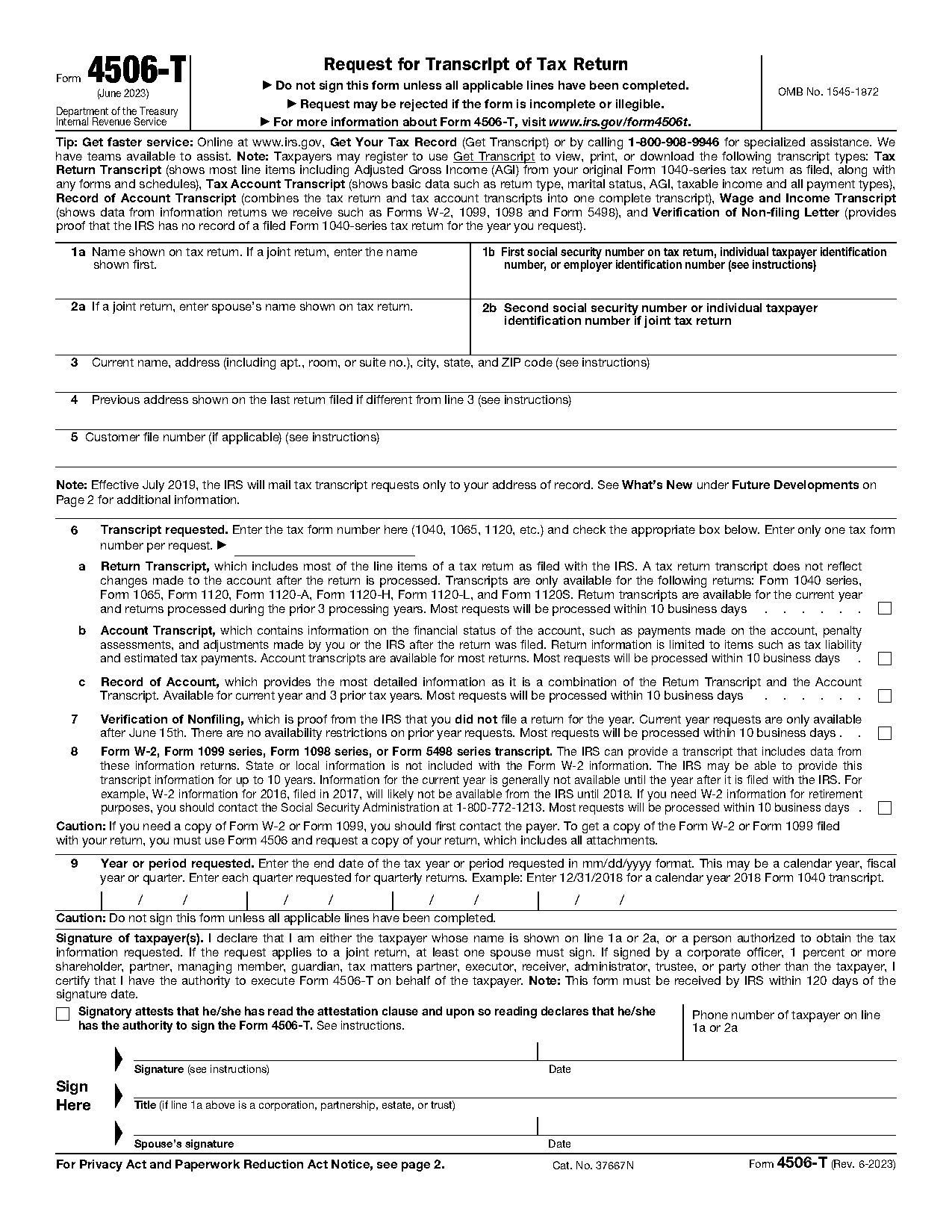 what does the processing date mean on tax transcript