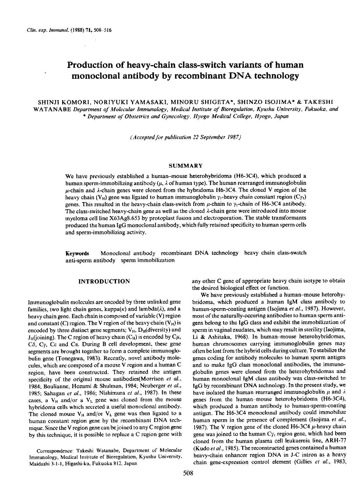 recombinant antibody production protocol