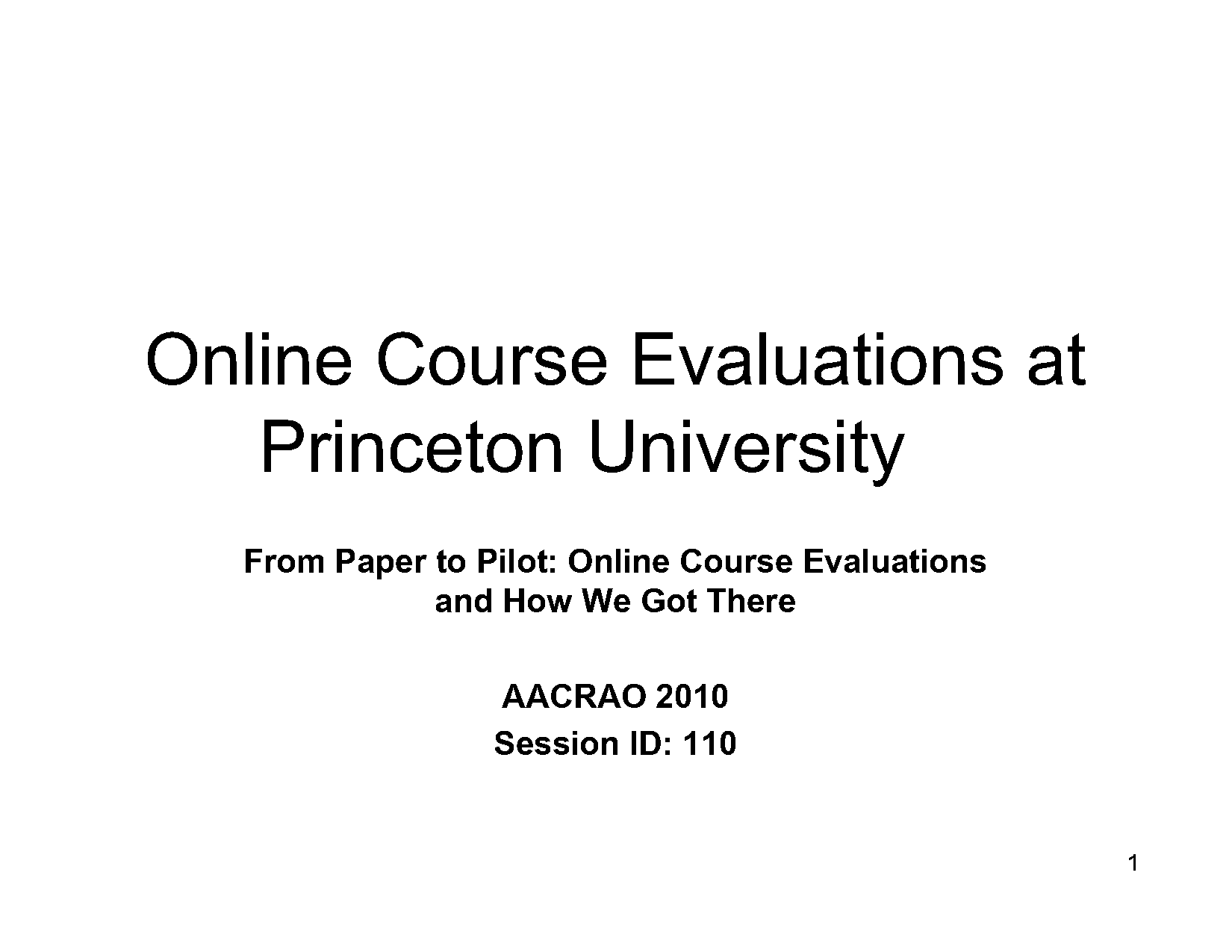 princeton course evaluation form