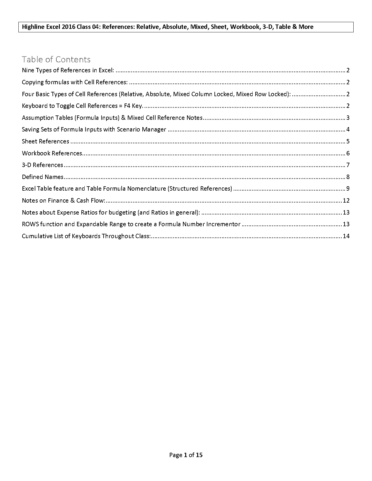 excel reference cell lock