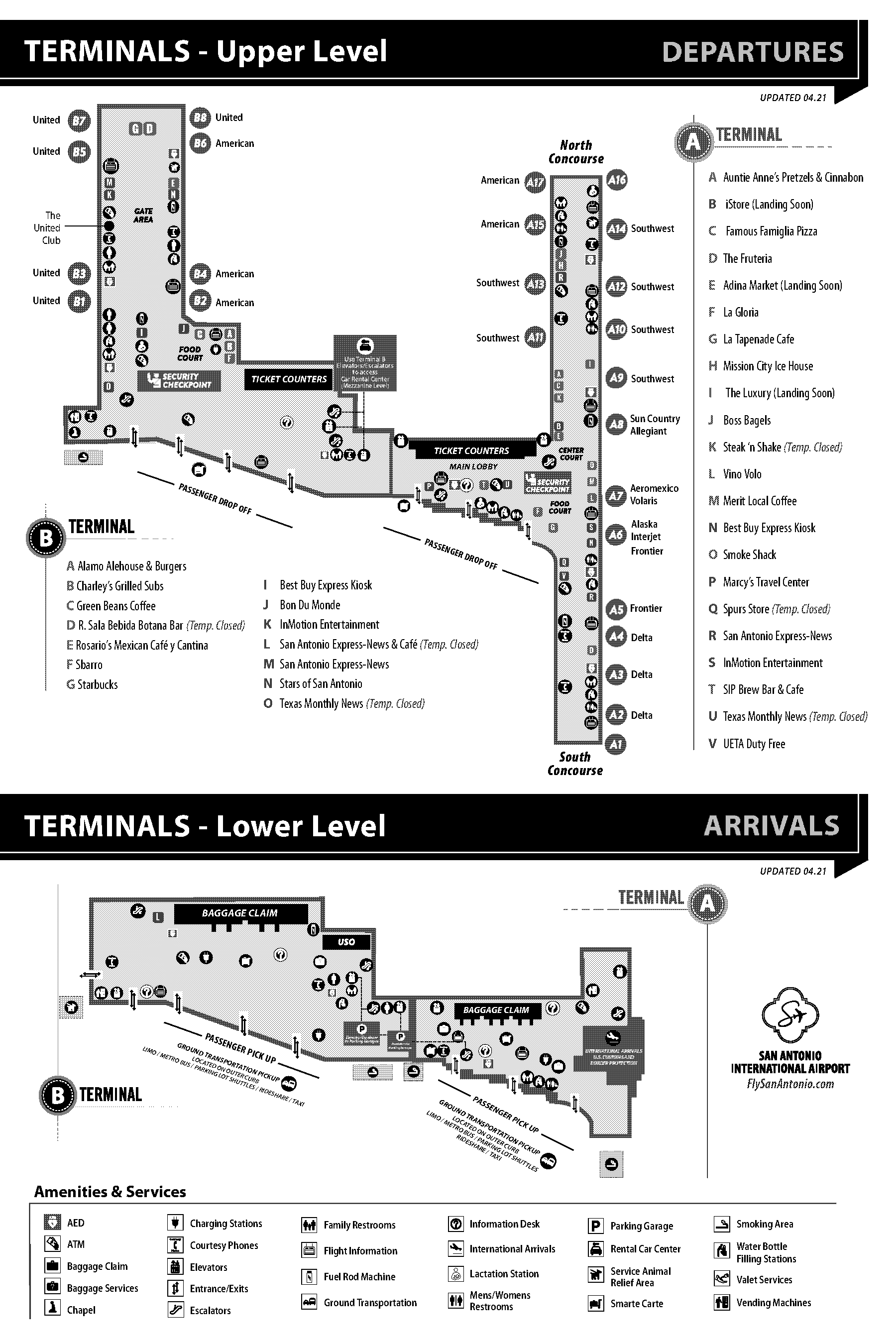 from terminal b to a