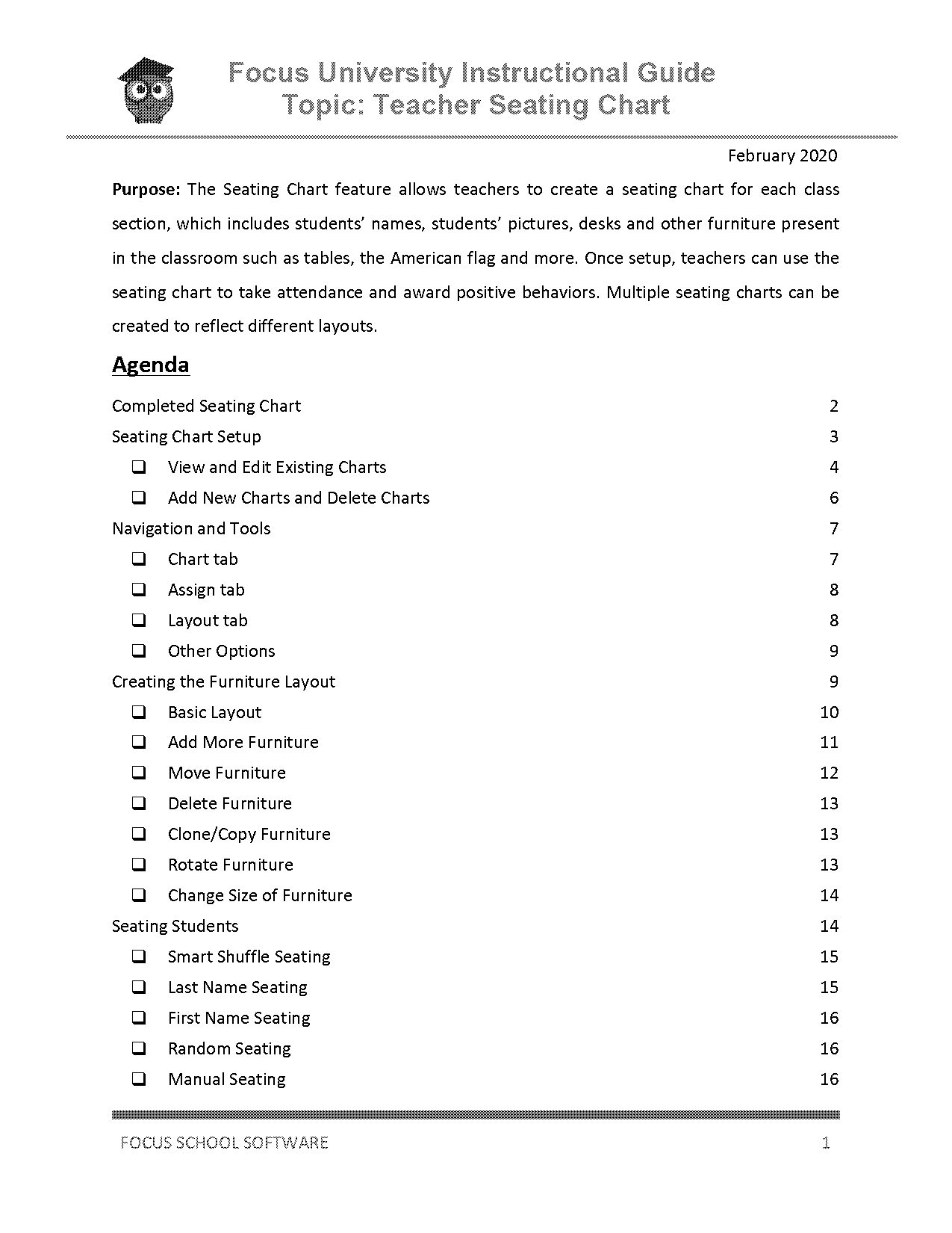 classroom assigned seating chart