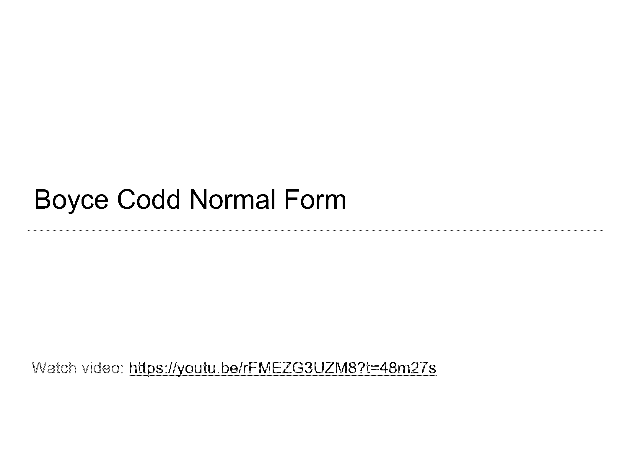 bcnf normal form with simple example