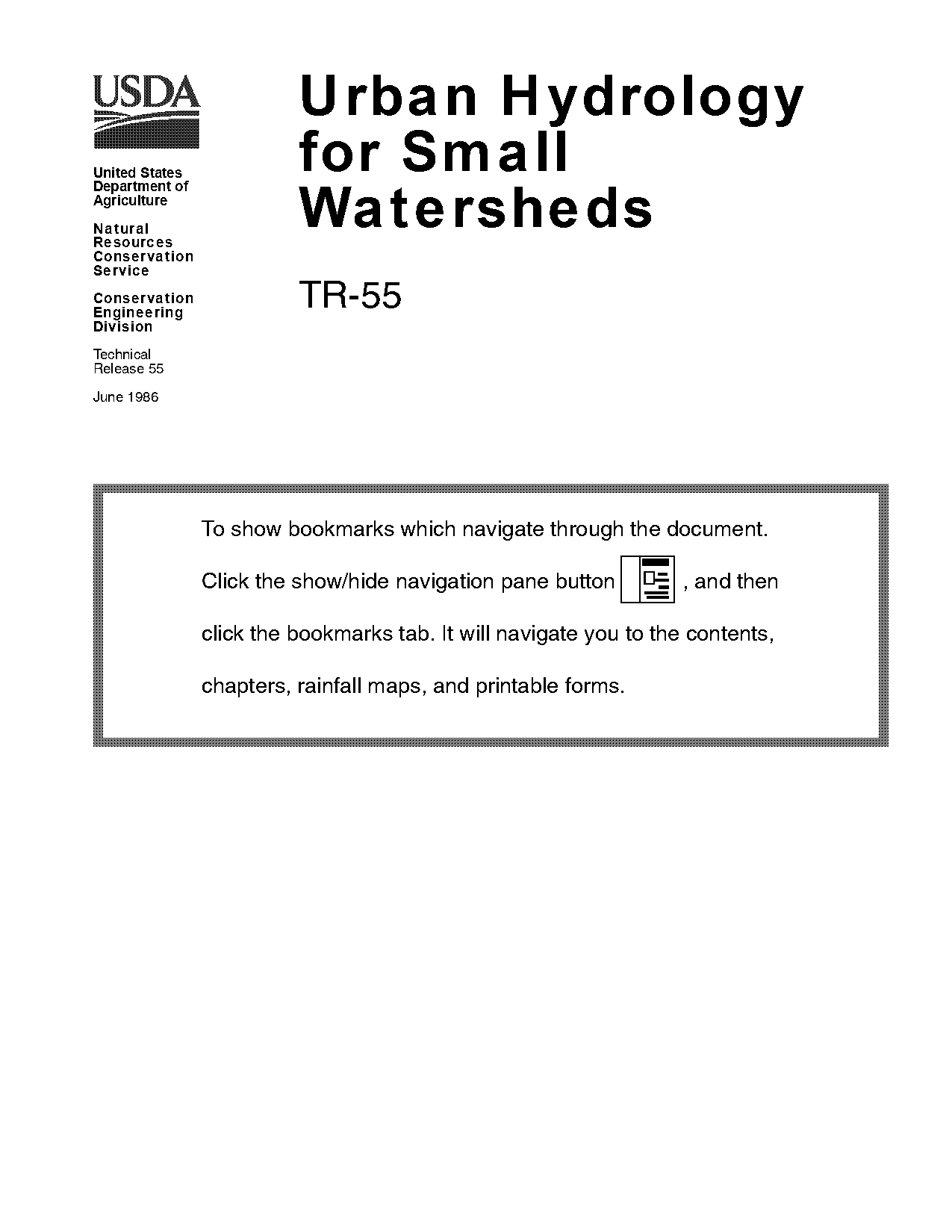 a guide to hydrologic analysis using scs methods pdf